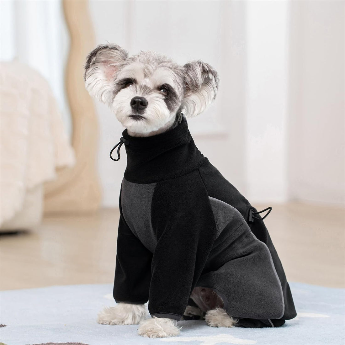 Fleece Dog Coat for Small Medium Dog,Pullover Pajamas Jumpsuit
