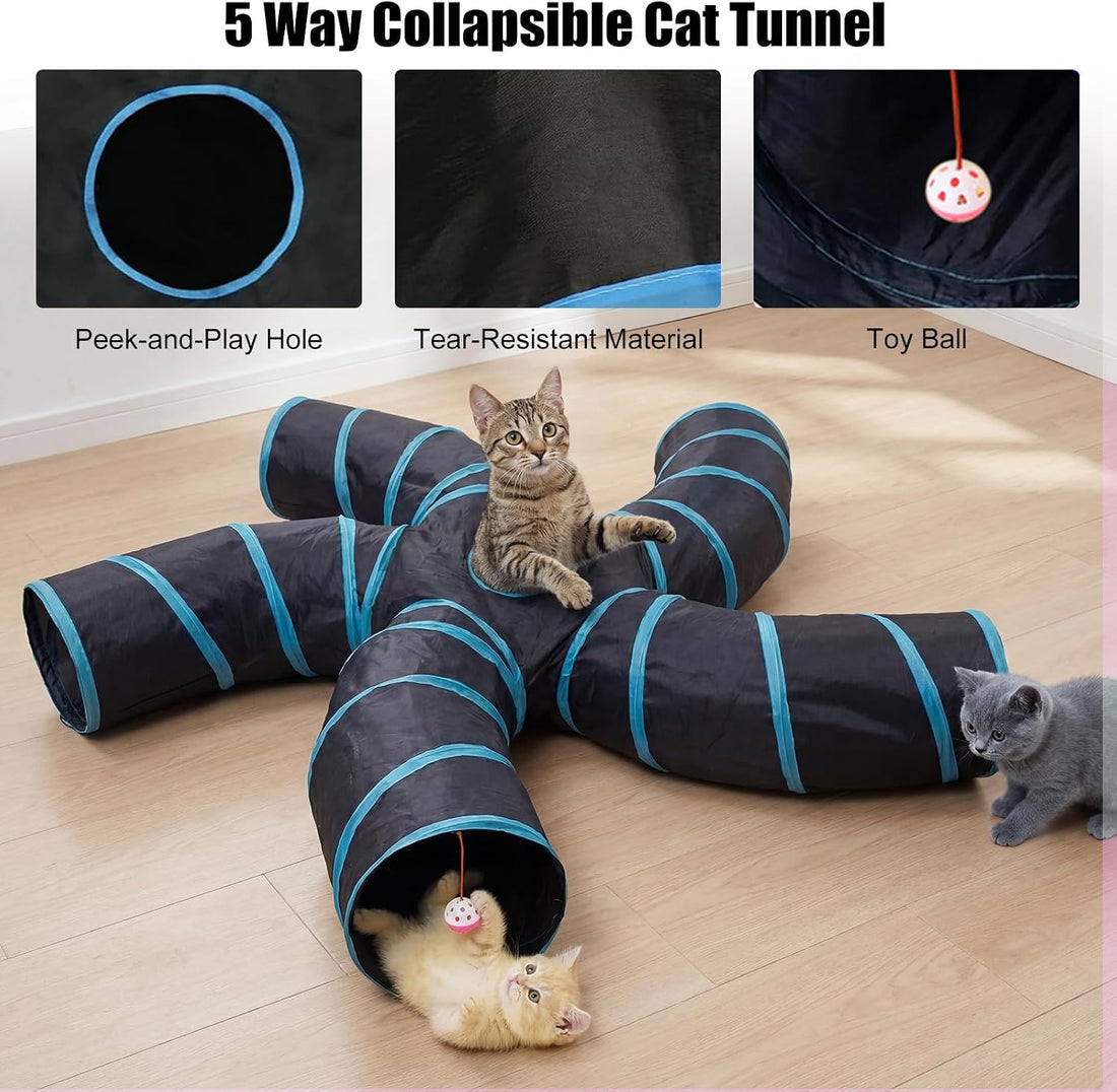 Bemodst Cat Tunnel for Indoor Cats