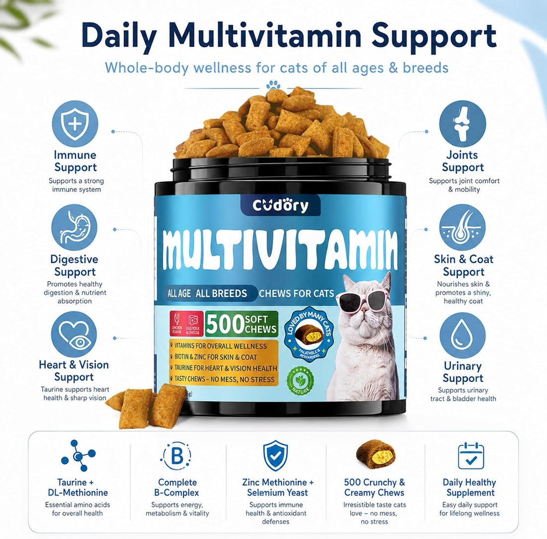 Taurine for Cats Vitamins Treats Snacks