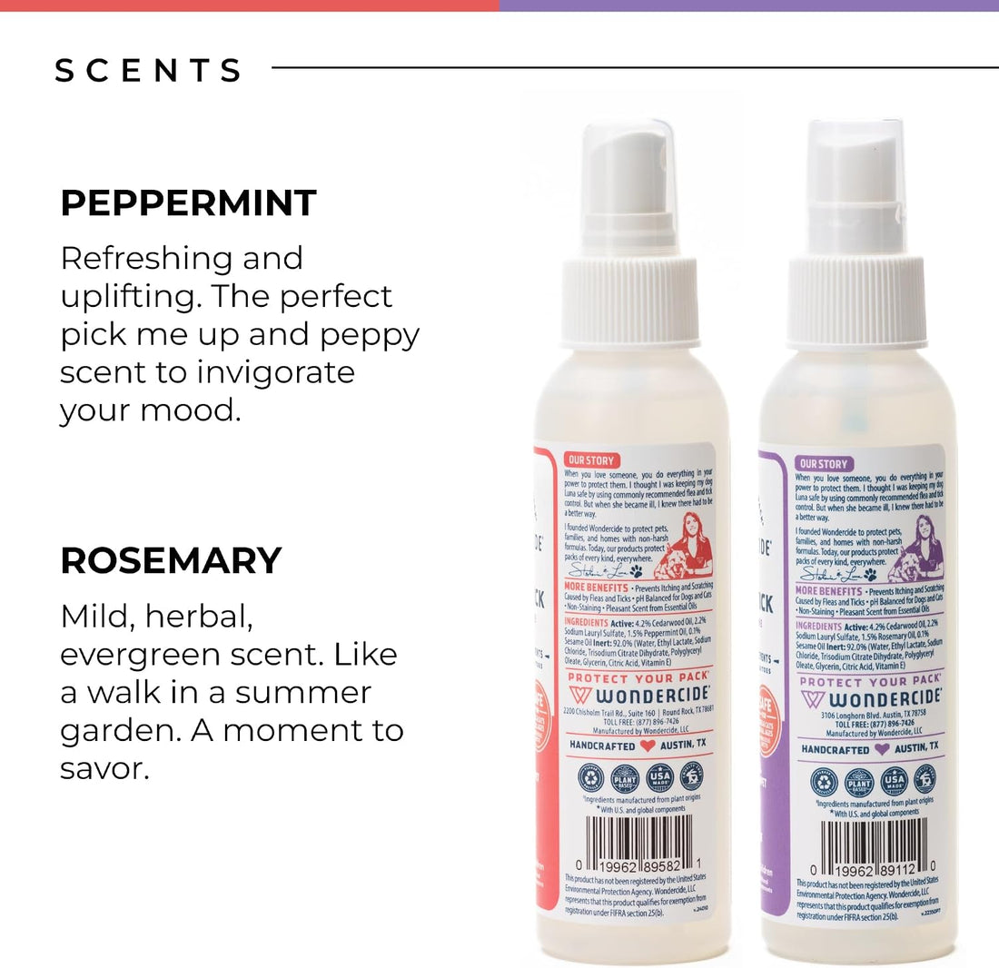 Wondercide - Flea, Tick and Mosquito Spray - 4 oz