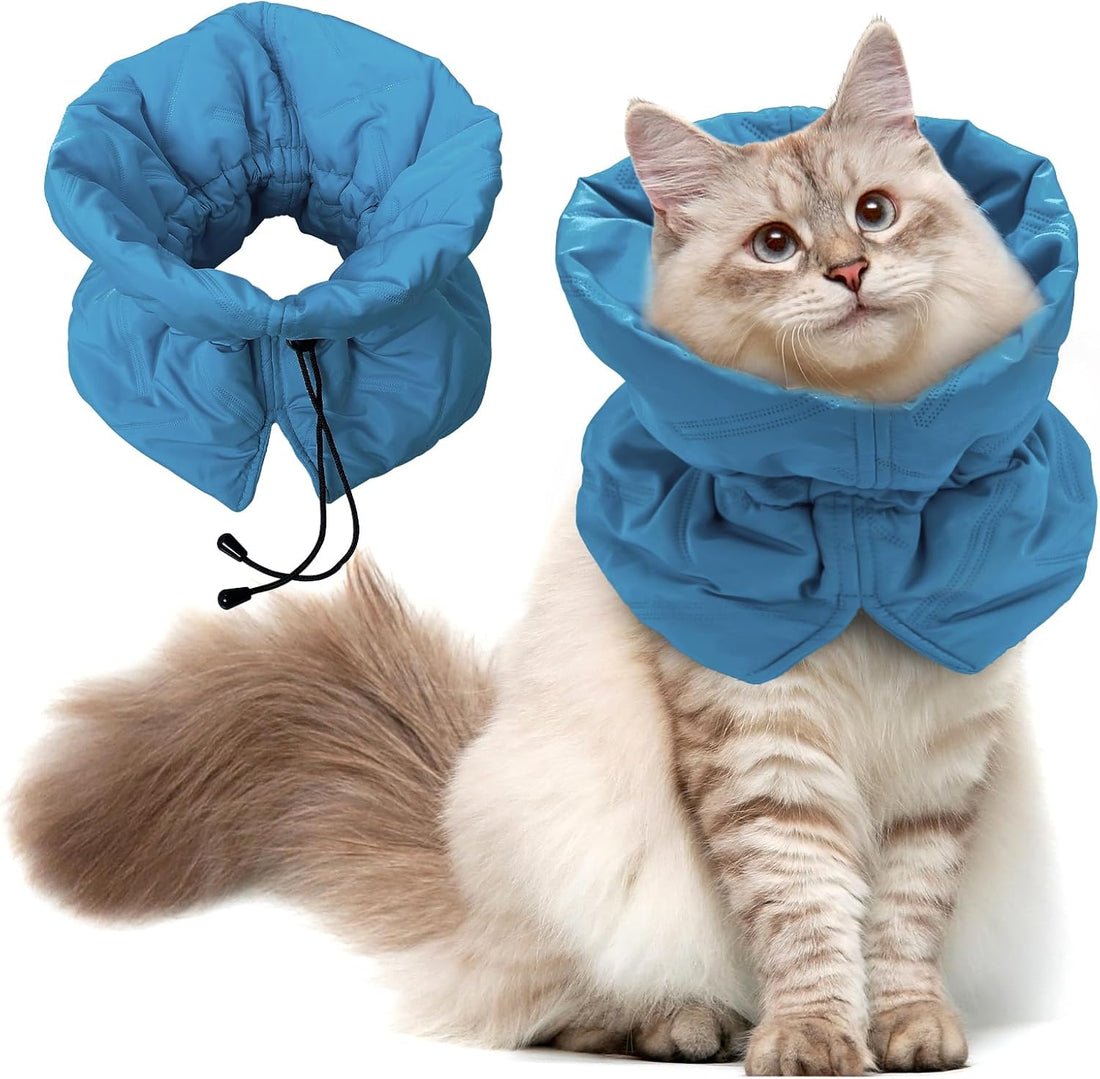 Cat Recovery Collar, Soft Adjustable Cat Cone Alternative