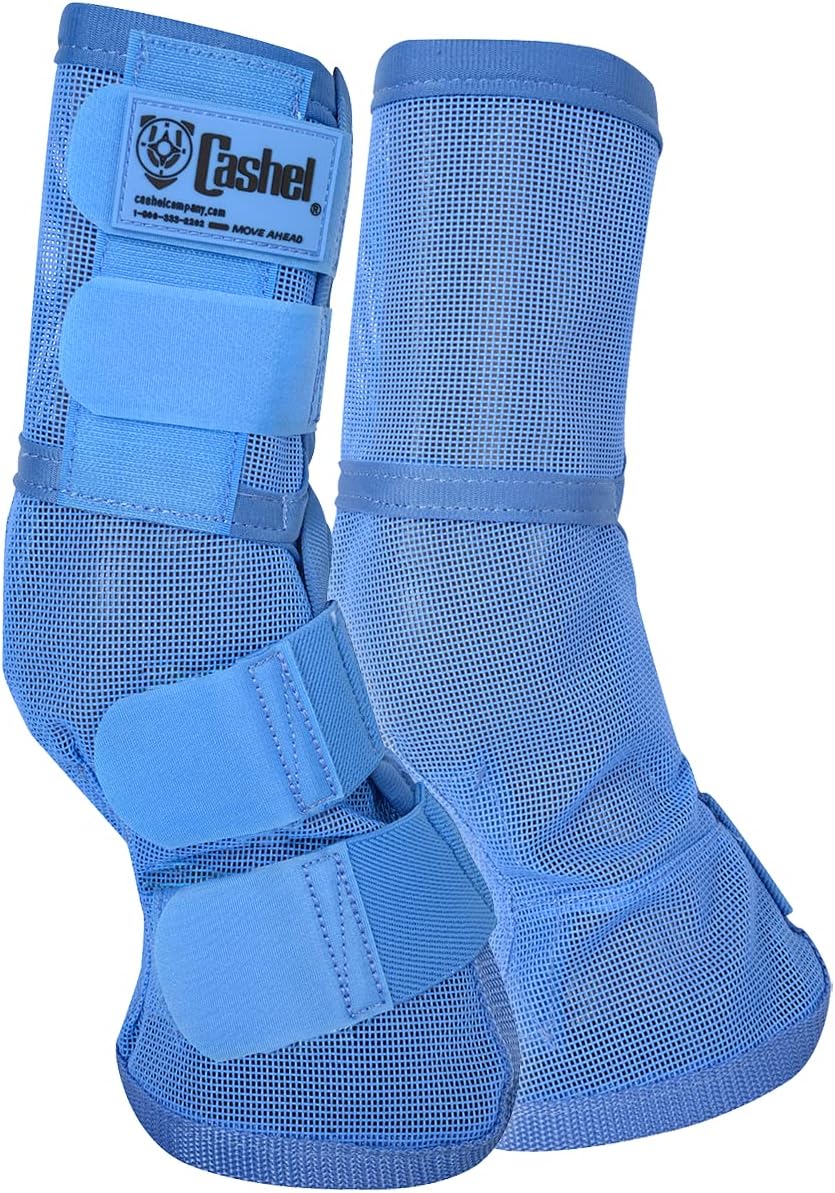 Cashel Crusader Horse Fly Leg Guards Grey Horse
