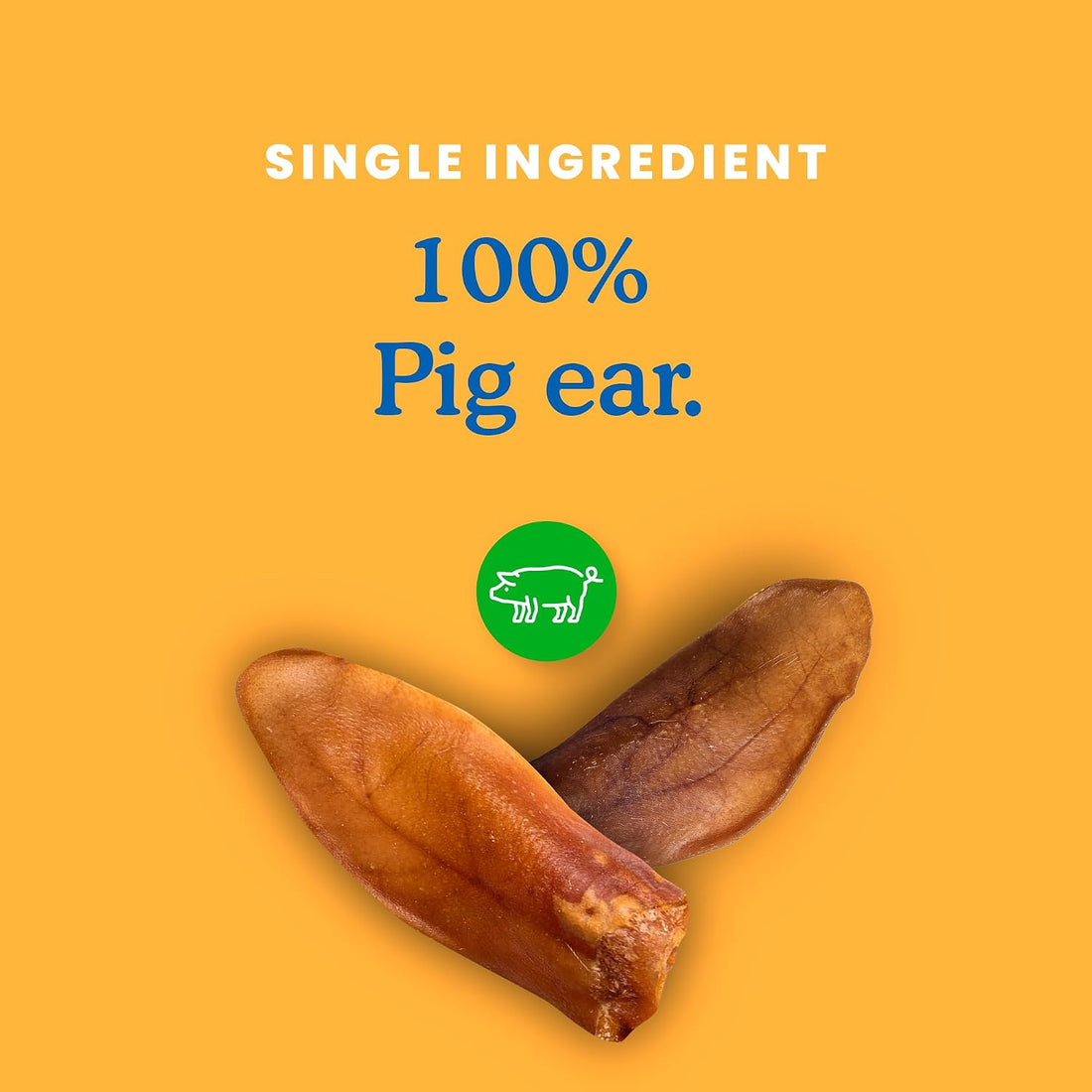 Jack&Pup Half Pig Ears for Dogs