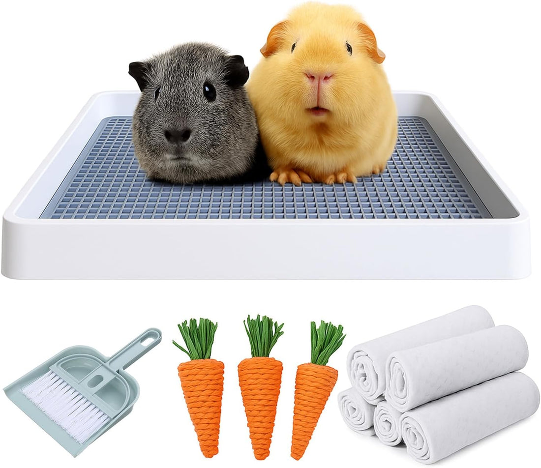 PODOO Rabbit Litter Box – Training Potty Tray for Guinea Pig & Small