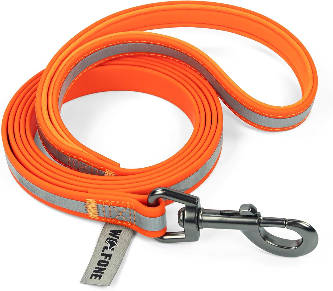 Wolfone Waterproof Dog Leash 20FT Long Line Recall Training Lead