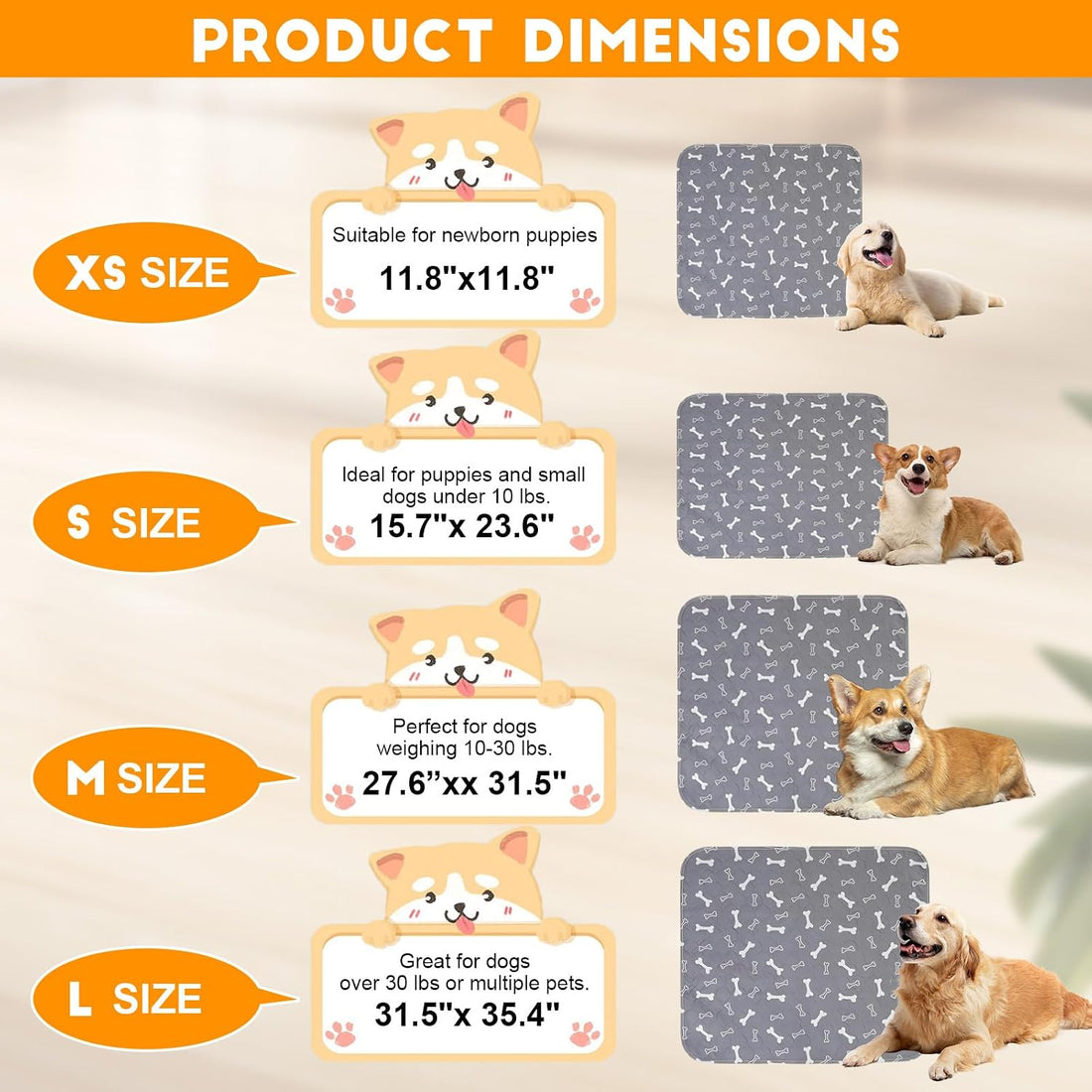 Puppy Pee Pads with Pheromones
