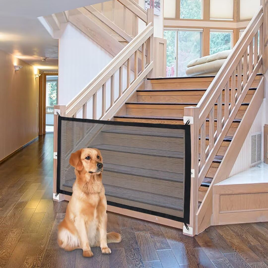 NWK Dog Gate for Stairs and Doorways 43''X30'' Fits 36 to 40 Inch