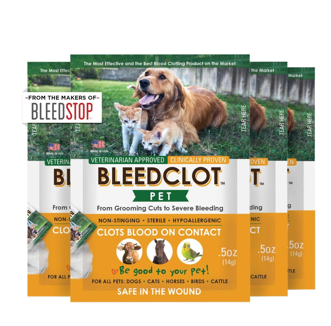 BleedClot Pet First Aid Blood Clotting Powder