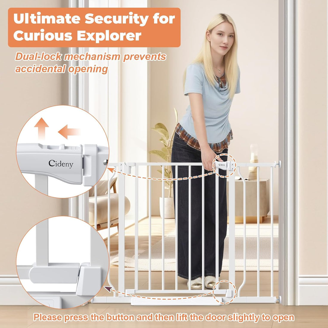 Cideny Baby Gate No Drilling