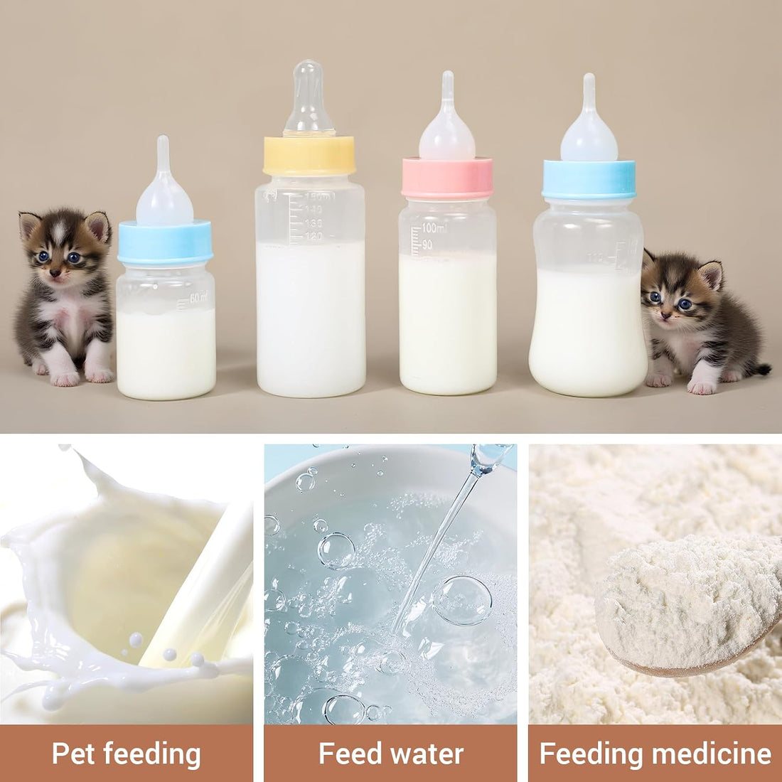 Puppy Kitten Nursing Bottle 3.4oz