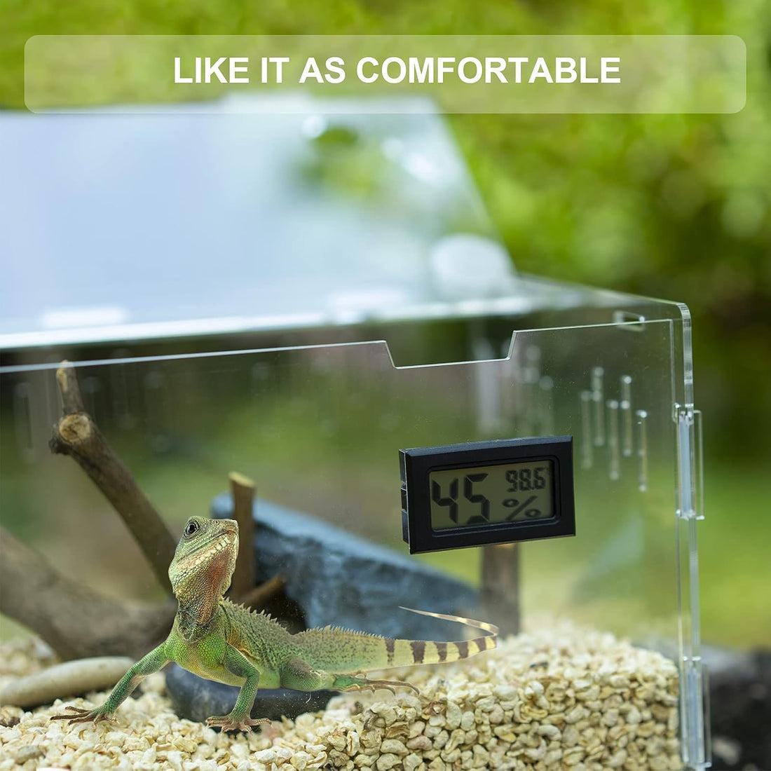 BETAZOOER Large Acrylic Reptile Terrarium Breeding Tank