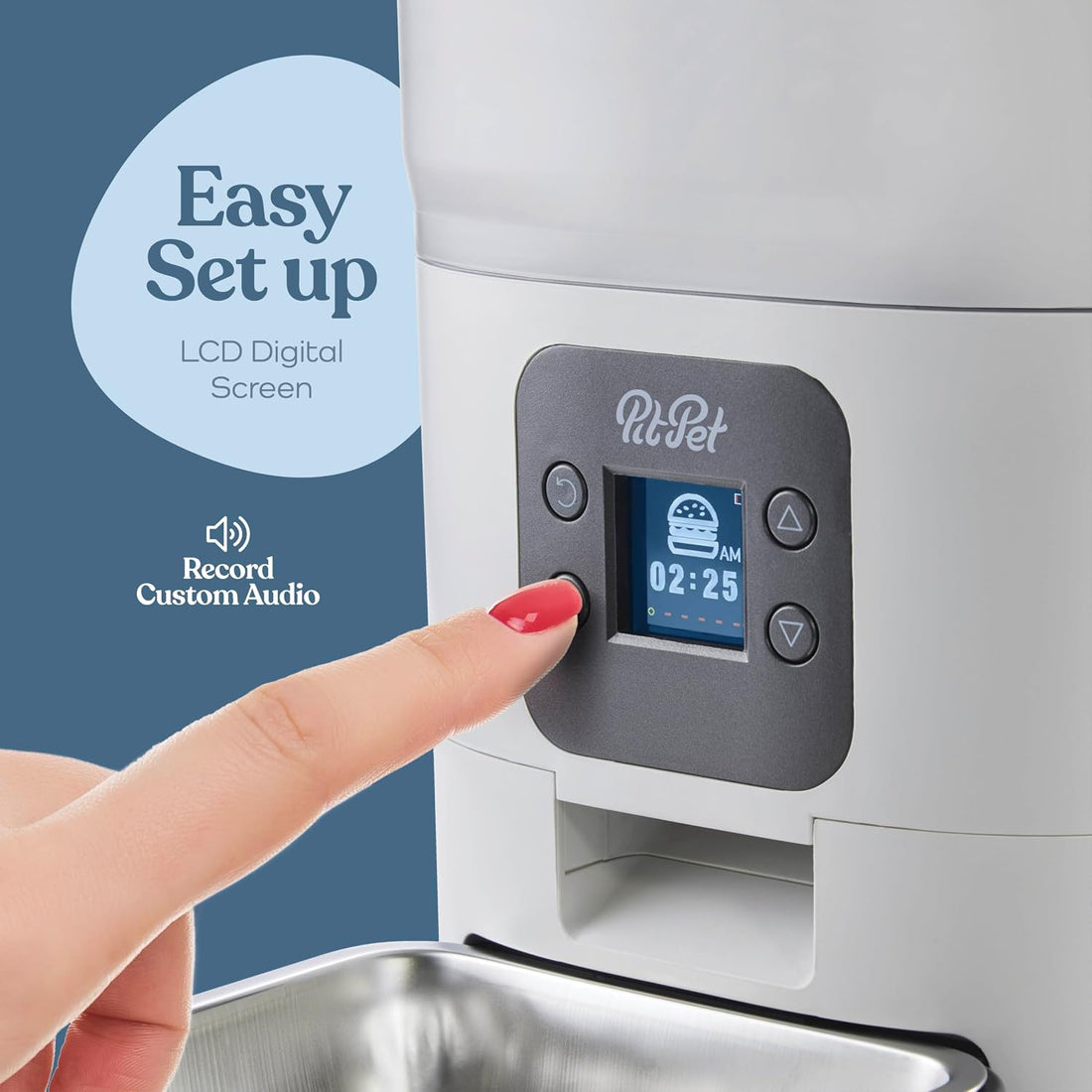 Smart Automatic Cat Feeder - 6-L Reliable Automatic Cat Food