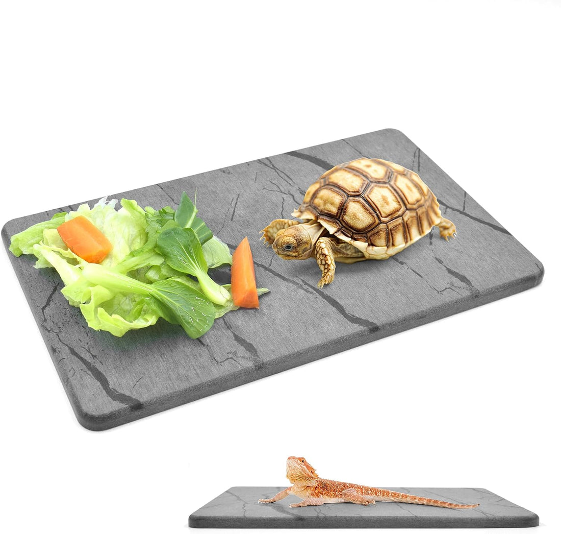 Reptile Basking Platform, 6''x6'' Basking Rocks for Bearded Dragons