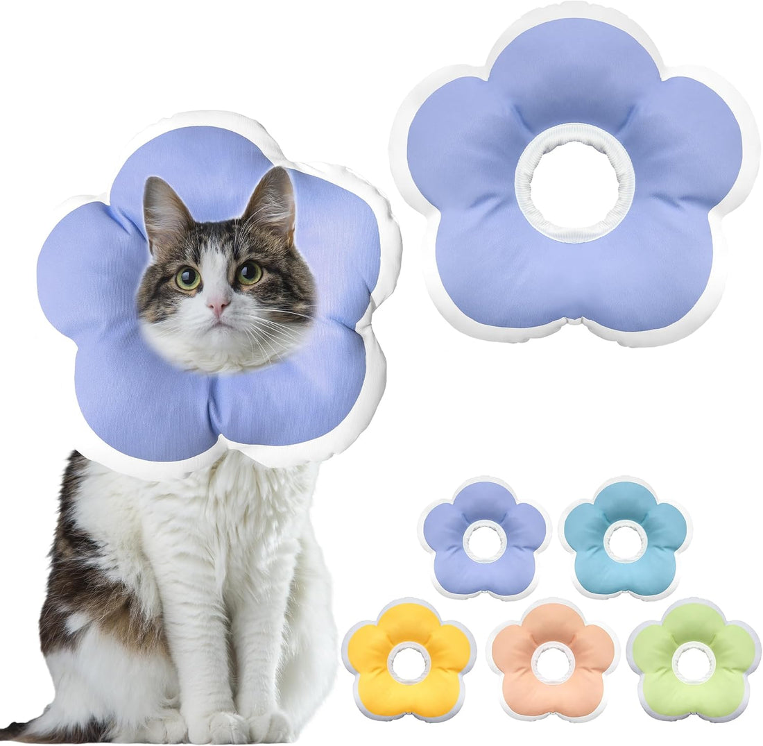 Cat Cone Collar Soft, Floral Recovery Cone