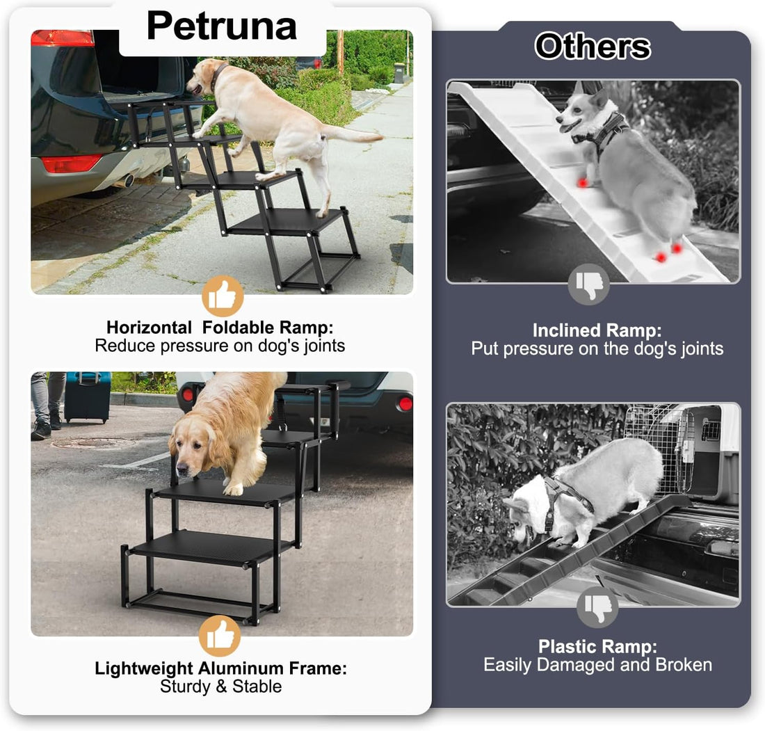 Extra Wide Dog Stairs for Large Dogs