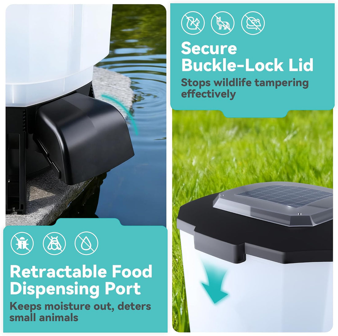 Solar Automatic Fish Feeder for Pond