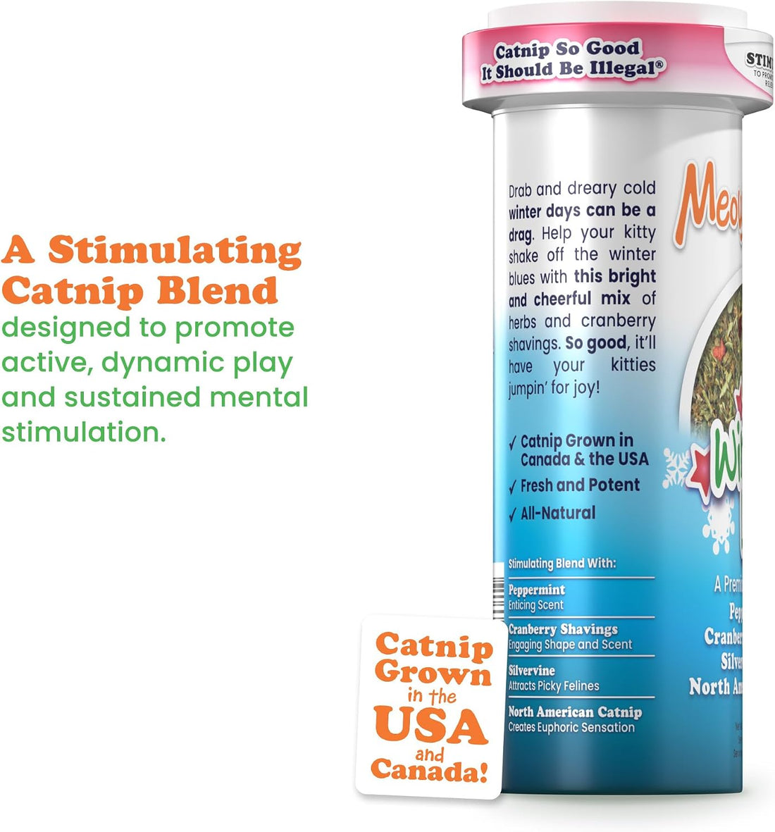 Meowijuana Winter Lift Catnip Blend | High-Potency, Hand-Harvested