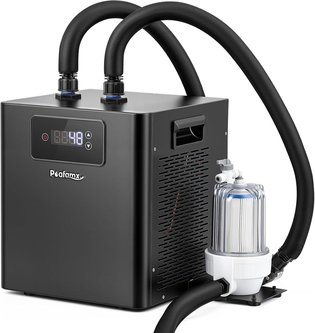 Poafamx Ice Bath Chiller 1/3 HP with External Filter & Water Pump