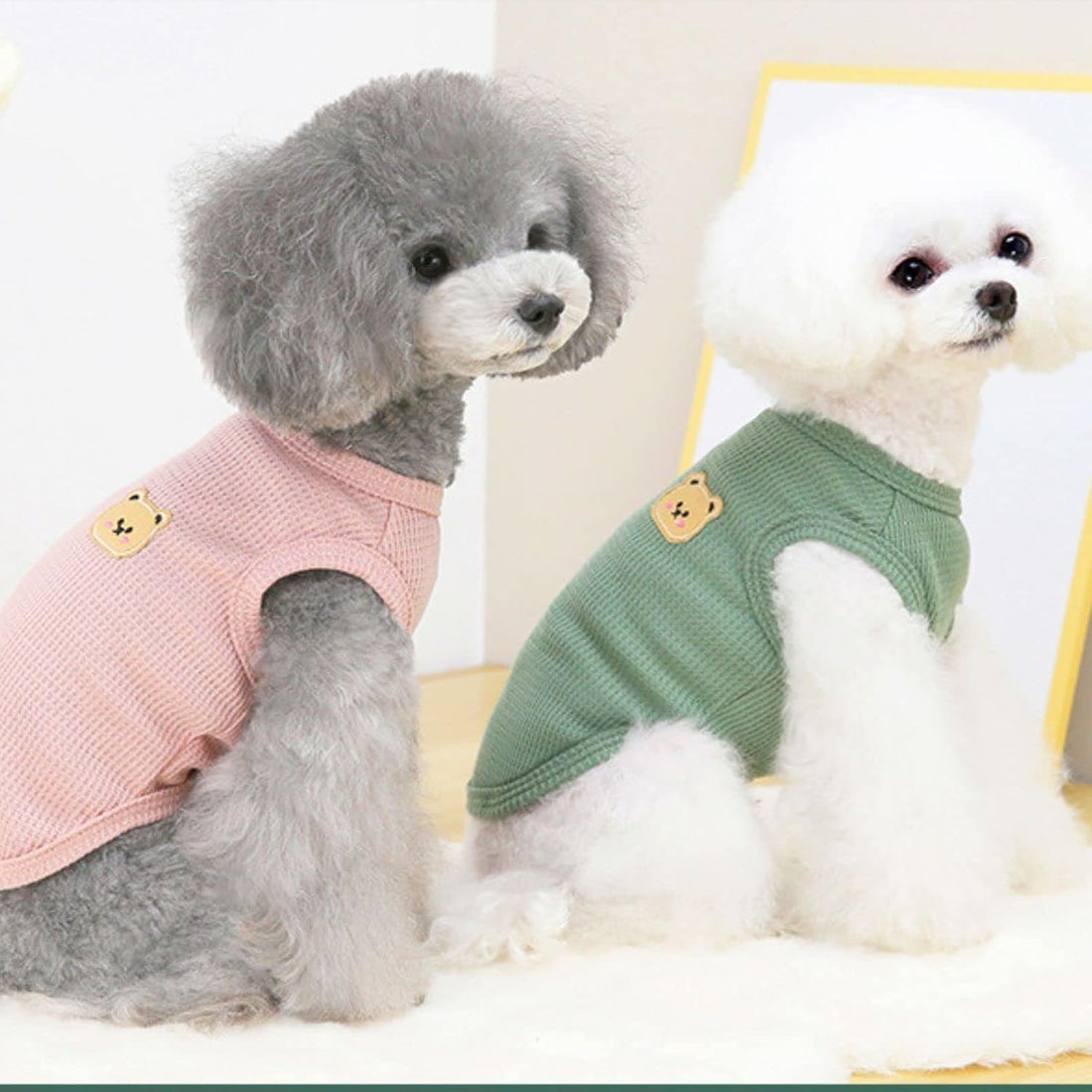BIECWIAY Cotton Dog Shirt Summer Lightweight Pet T-Shirts Soft
