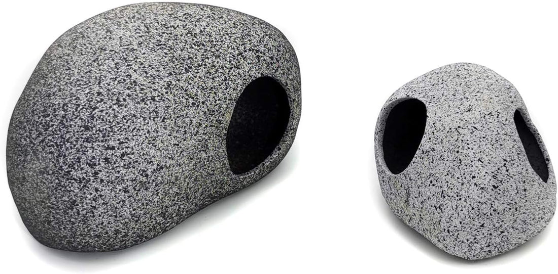 Aquarium Decorations Rock,Stackable Fish Tank Decor Cave