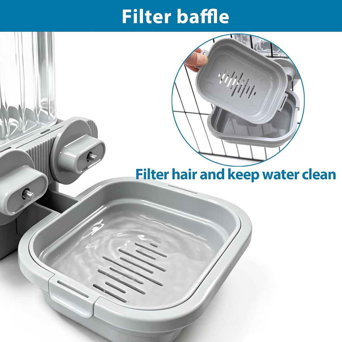 Lemtrflo 55oz Rabbit Water Dispenser