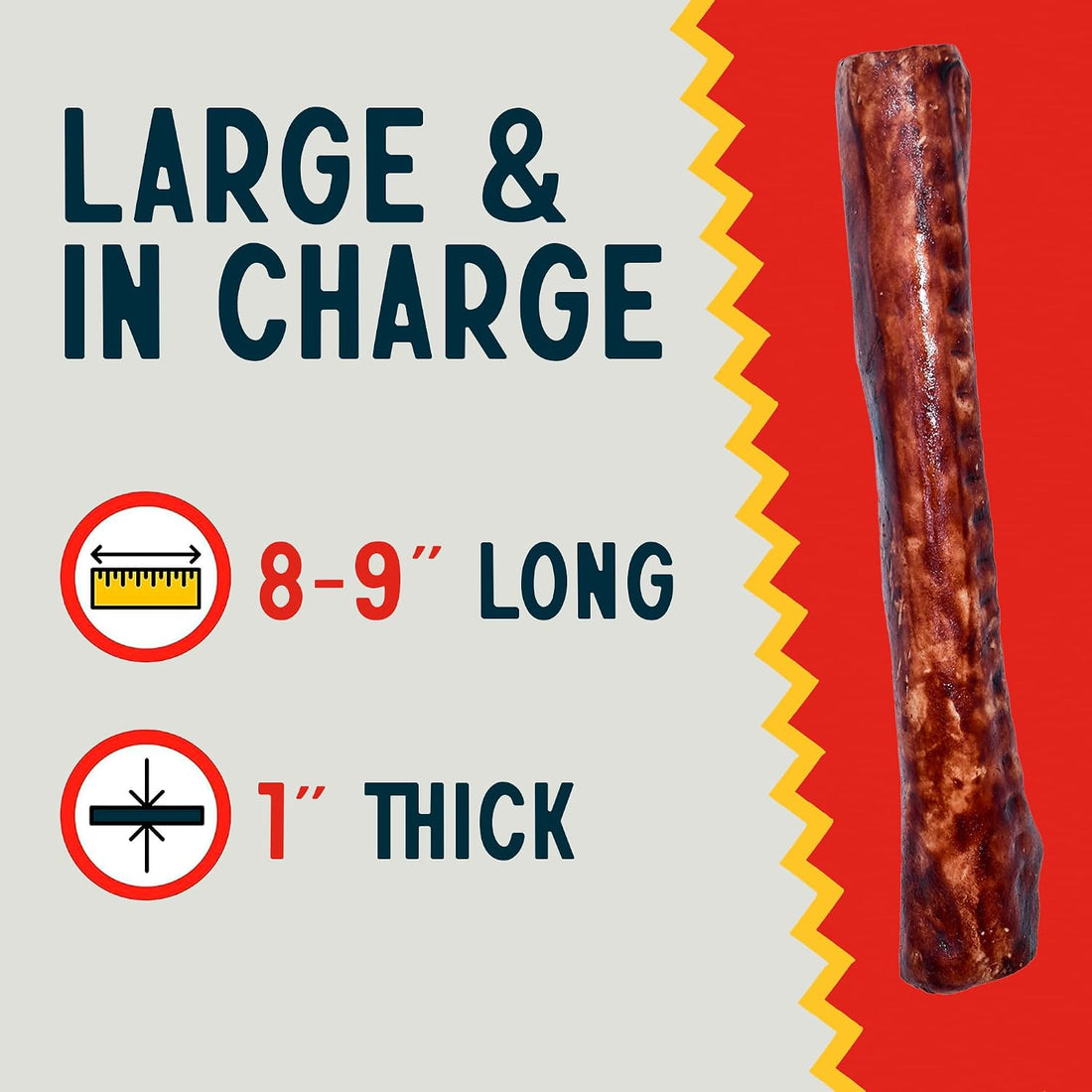 Canine Chews 8-9" Beef Basted Rawhide Rolls