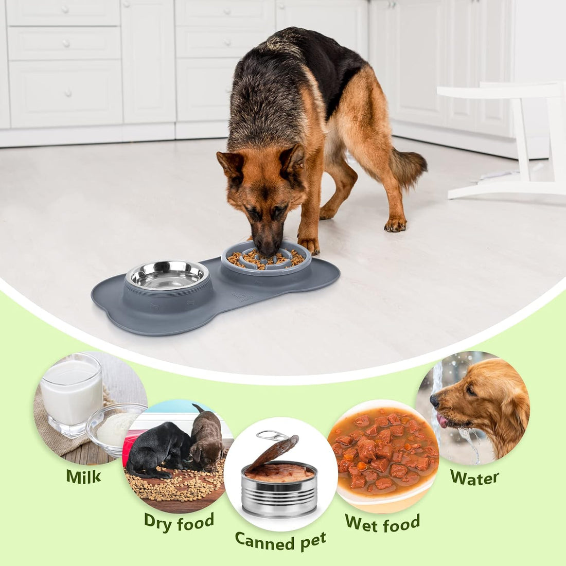 Pecute Slow Feeder Dog Bowls to Slow Down Eating