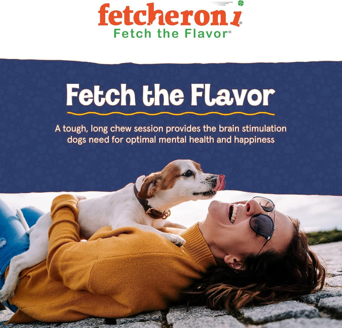 FETCHERONI Dog Treat Variety Box - Long Lasting Dog Chew Treats