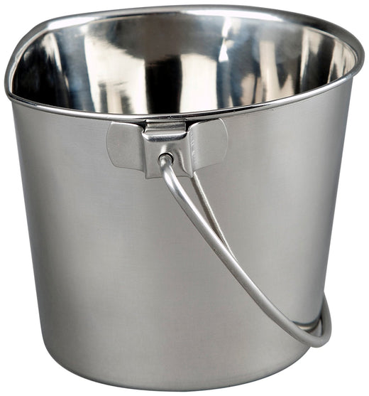Advance Pet Products 2 Quart Heavy Duty Stainless Steel Flat Side