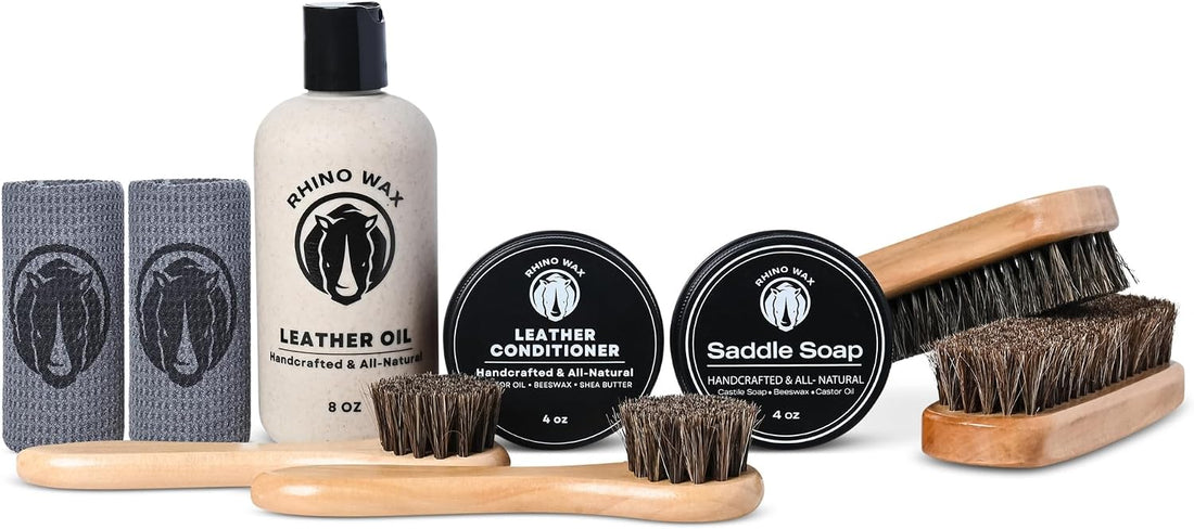 Rhino Wax - Complete Saddle Soap and Horse Tack Kit -Includes