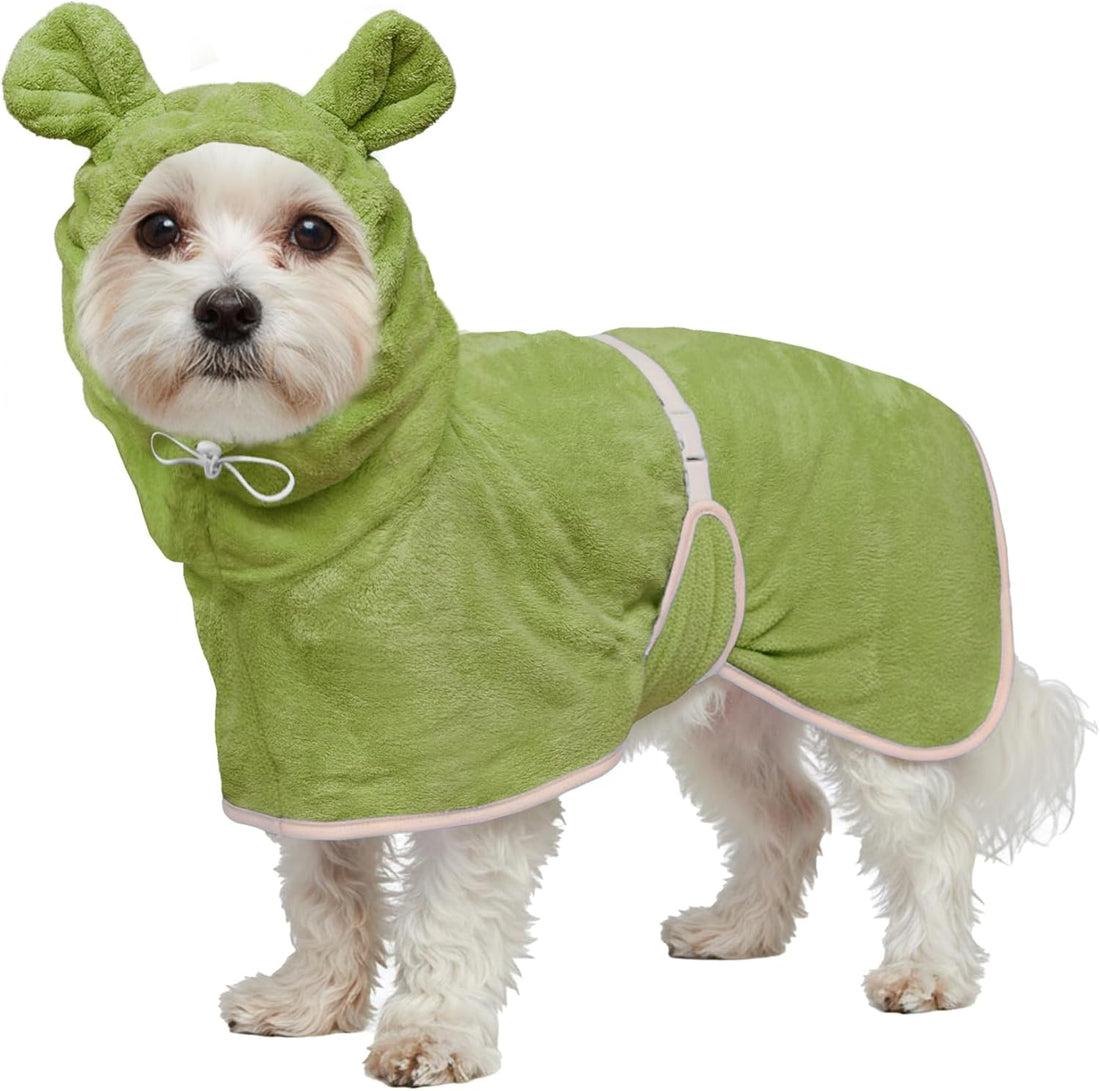 Dog Bathrobe Super Absorbent Towel Robe