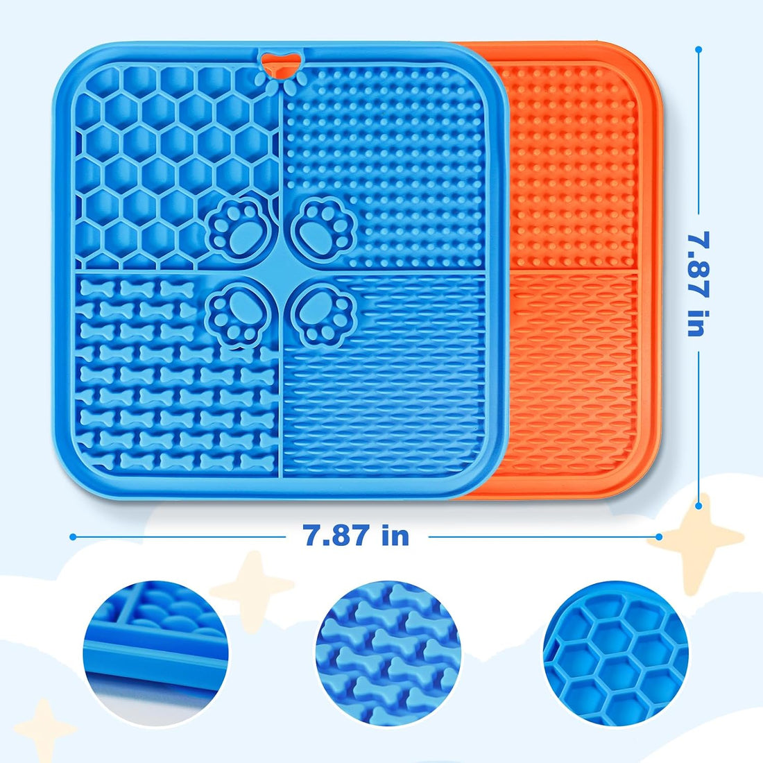 Lick Mat for Dogs, Dog Lick Mat with Suction Cups