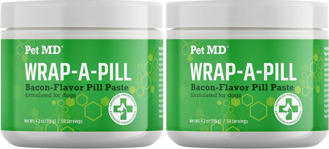 Pet MD Wrap A Pill Bacon Flavor Pill Paste for Dogs - 4.2 oz