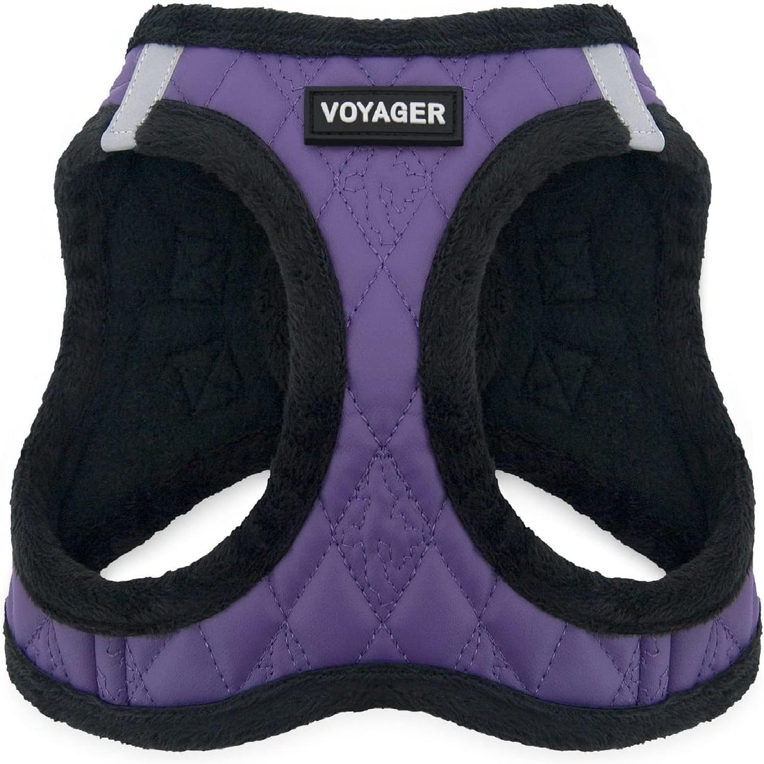 Voyager Step-in Plush Dog Vest Harness -Beige Plush, Medium