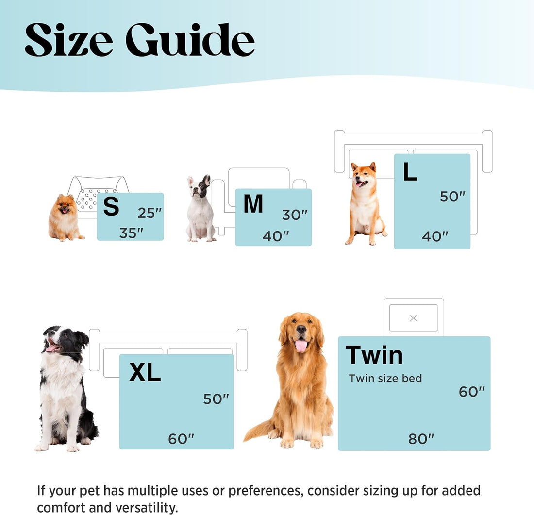 LE SURE ApexCloud™ Premium Cooling Blankets for Medium Dog