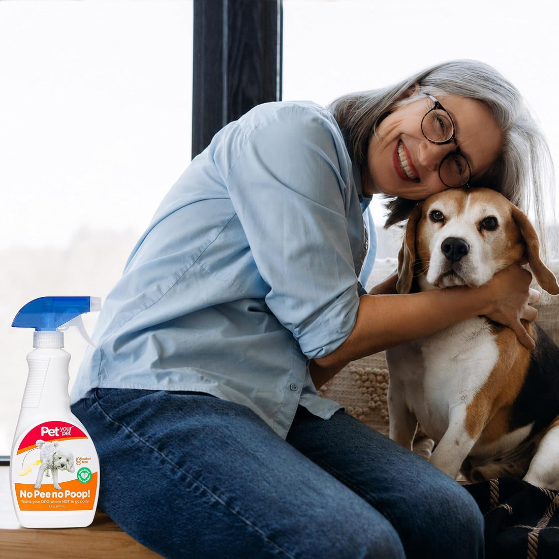 Dog Potty Training Spray No Pee No Poop, 16 Fl Oz