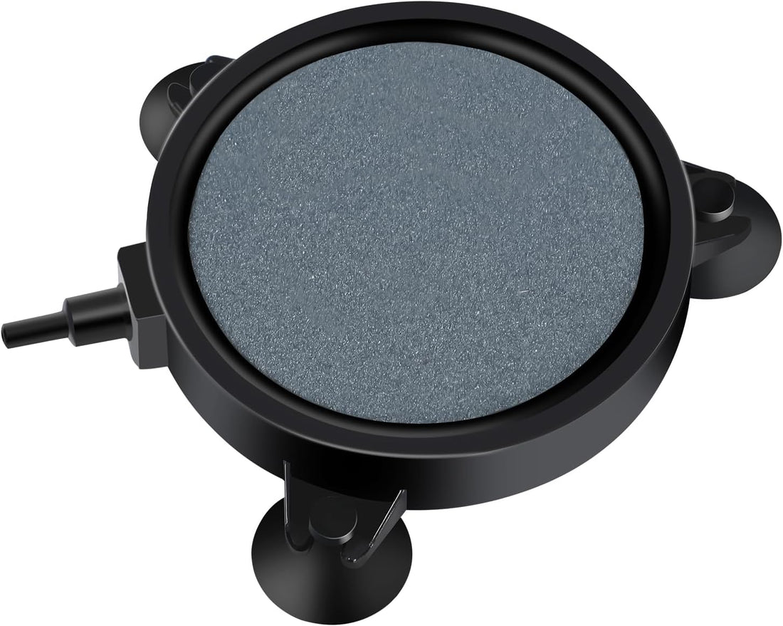 AQUANEAT Aquarium Air Stone Disc 4 inch, Aerator Bubble Diffuser