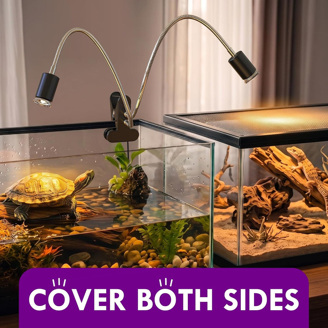 Reptile Heat Lamp Kit | Automatic Daily On-Off Cycle