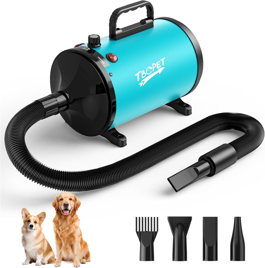 Dog Dryer High Velocity Dog Hair Dryer 5.2HP/3800W