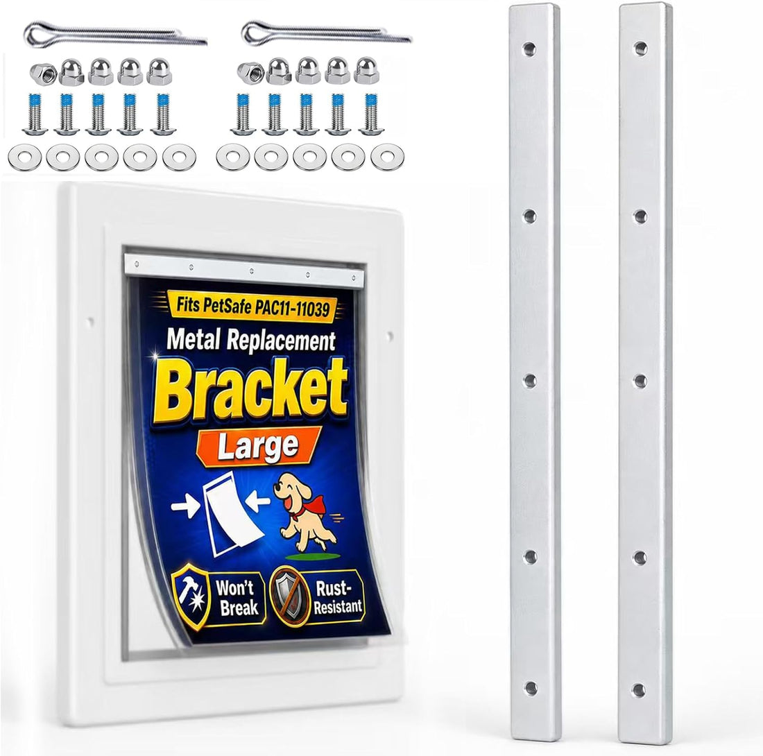 X-Large Alum. Dog Door Flap Bracket Kit for PetSafe PAC11-11040