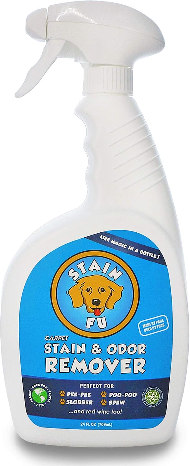 Pet Stain & Odor Remover – Carpet Cleaner Spray for Dog & Cat Urine