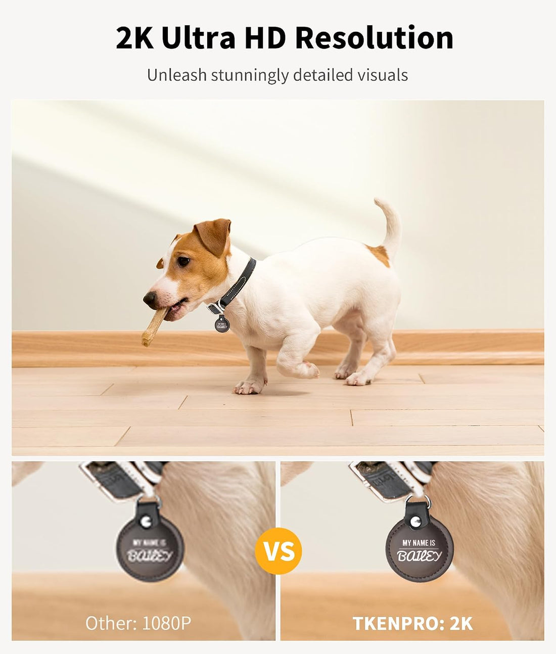 TKENPRO 2K Pet Camera Treat Dispenser