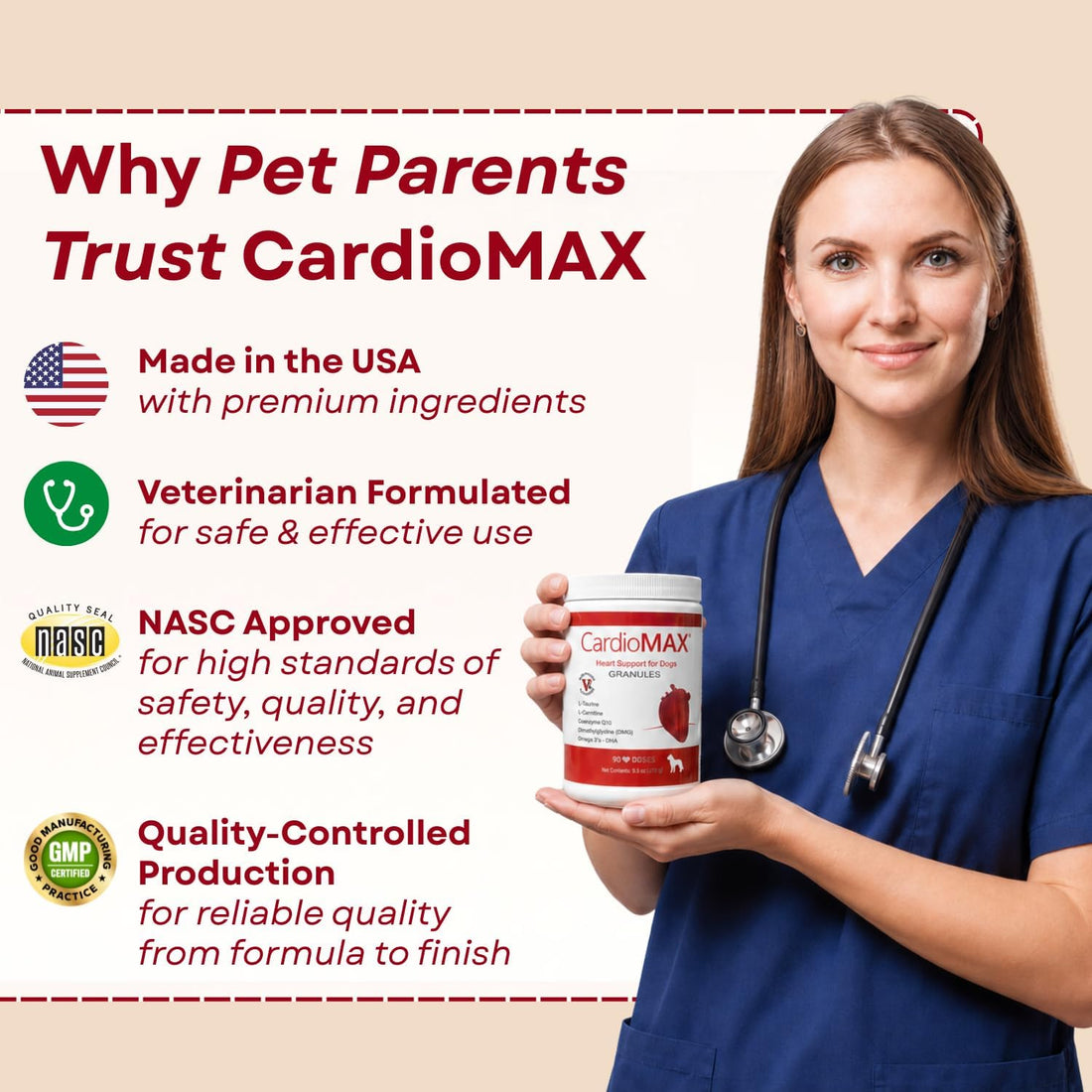 Heart Support Granules for Dogs – Vet-Formulated