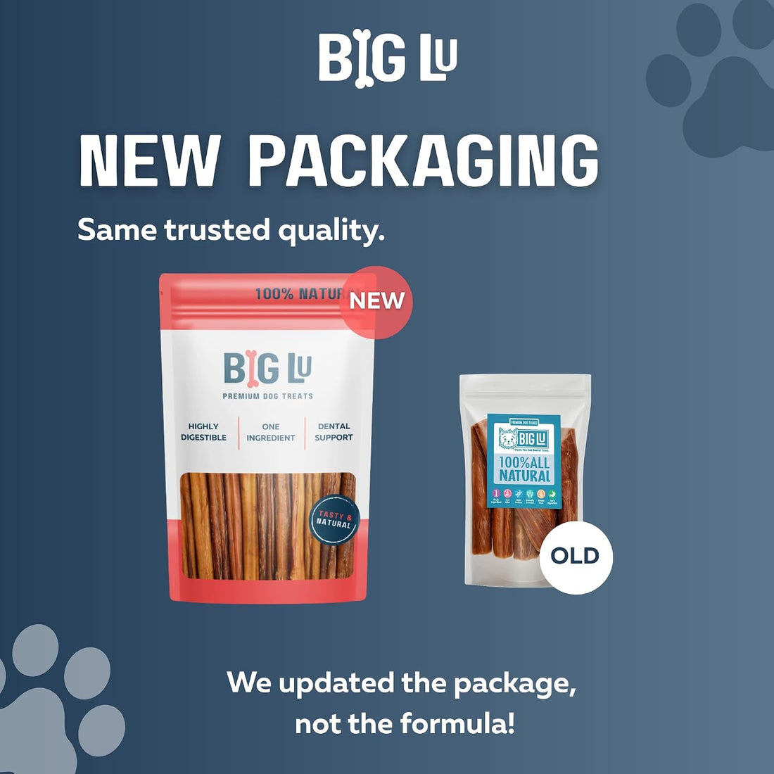Big Lu - 6” Bully Sticks, 12 Count, Long-Lasting, Low-Odor