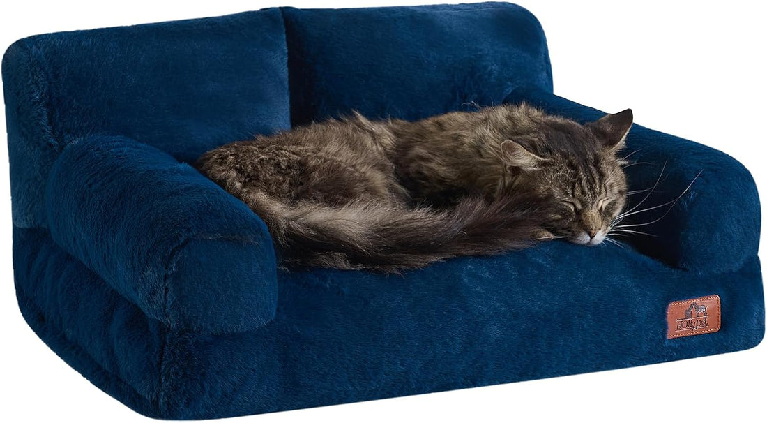 Hollypet Small Dog Large Cat Bed Puppy Couch Beds for Pets up to 25