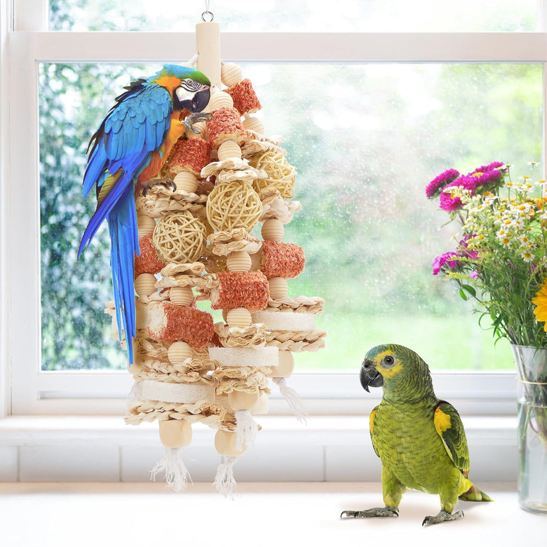 kencunay Bird Toys that is 17.5 Inches in Length