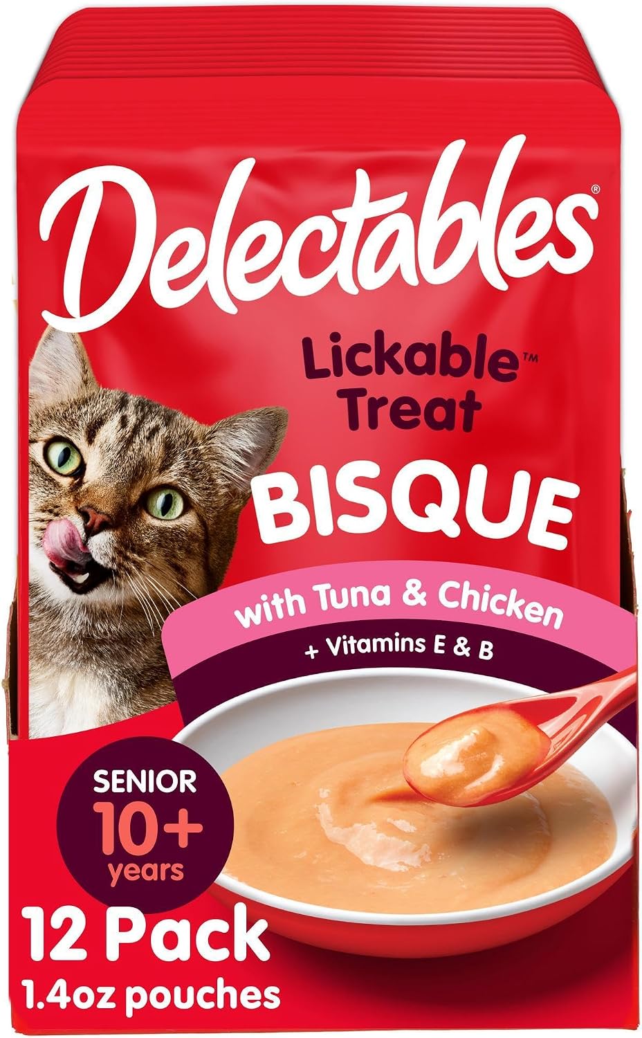 Delectables Lickable Wet Cat Treats - Tuna & Chicken