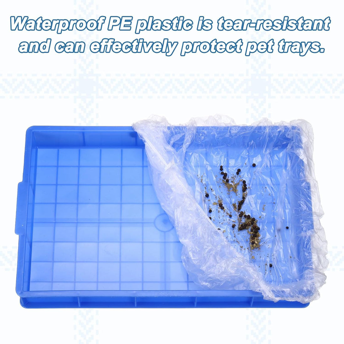 Disposable Bird Cage Liners for 16x12 Inch Pallets Tray 50 Pcs