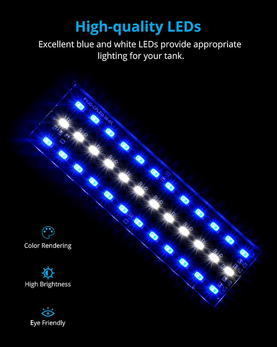 NICREW Clip-on Marine Aquarium Light for Coral Reef Tank