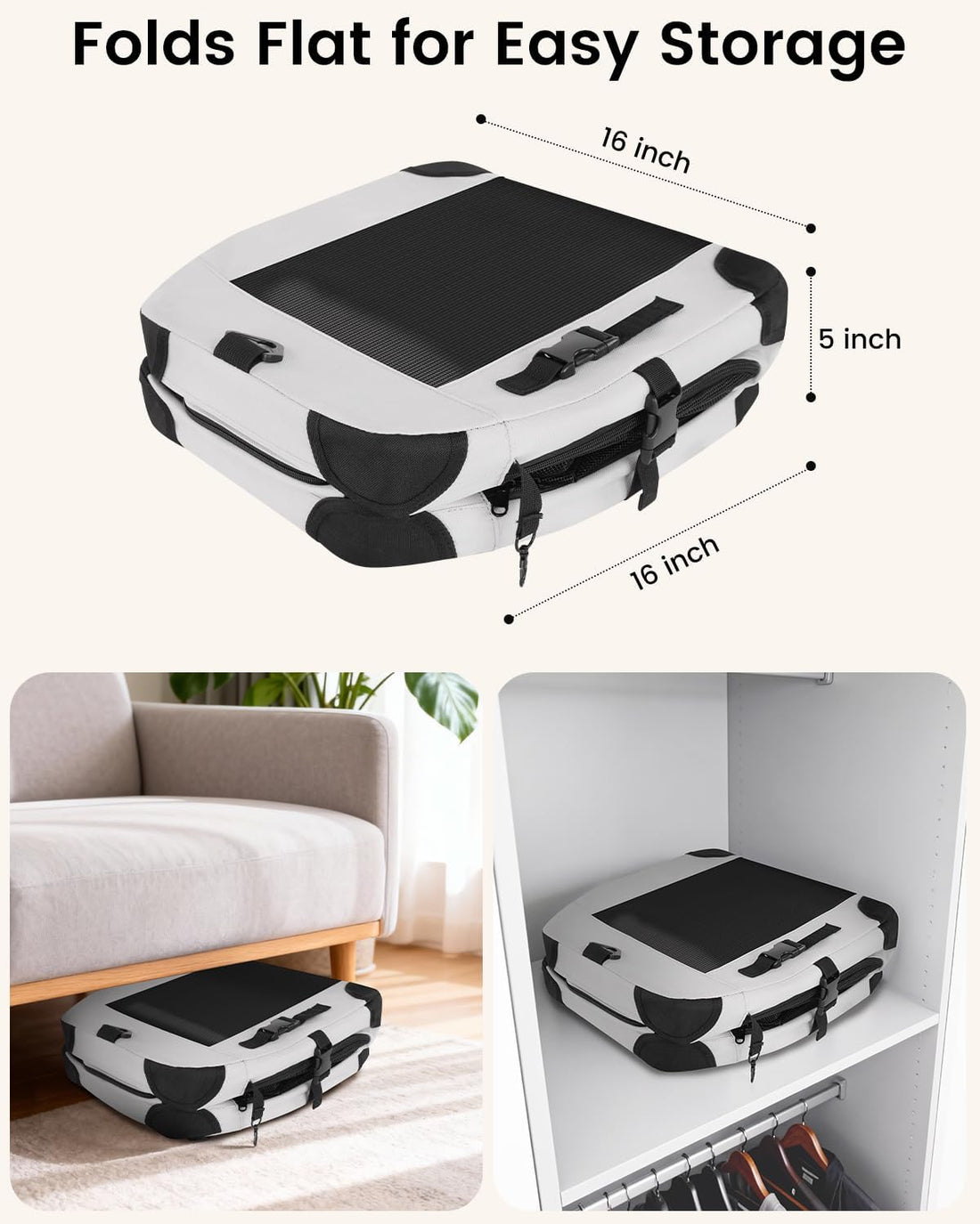 Extra Large Cat Carrier for 2 Cats, Soft-Sided Travel Carrier